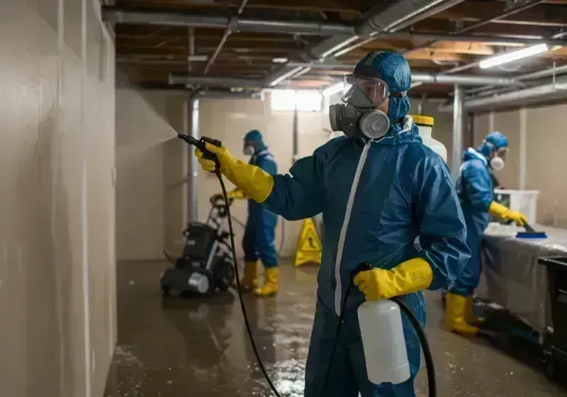 Basement Sanitization and Antimicrobial Treatment process in Strafford, MO